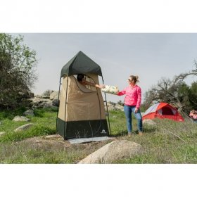 Ozark Trail Hazel Creek Lighted Privacy Tent One Room, Green