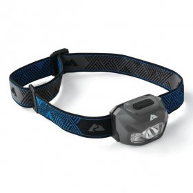 Ozark Trail 3 AAA Batteries LED Headlamp, IPX4 Weather and Drop Resistant, 300 Lumen, Multi-Color