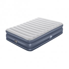 Ozark Trail Tritech QuadComfort 18in Air Mattress Antimicrobial Coating with Built-in AC Pump, Queen