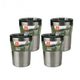 Ozark Trail 10 Ounce Stainless Steel Tumbler 4 Pack