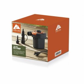 Ozark Trail Sidewinder 4" High AC Electric Air Pump, Grey and Orange