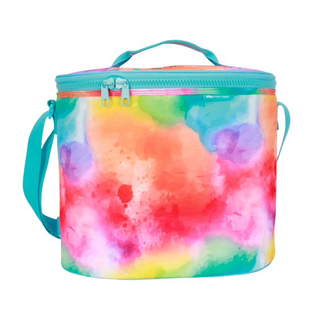 Ozark Trail Pride 24-Can Soft-Sided Cooler, Aqua Blue Watercolors