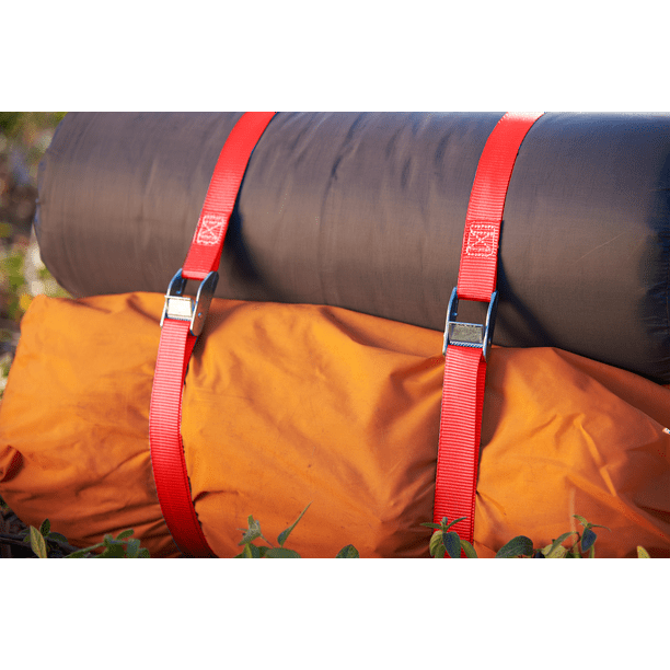 Ozark Trail 10' x 1" Cam Buckle Lashing Strap Tie Down, 250 lbs., 2 Pack